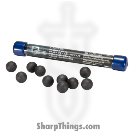 Umarex – 2292300 – T4E Rubber Balls .50 Cal – 10 Count – Black