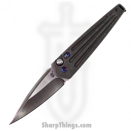 Medford Knife – MK209STQ-01TM-TFCF-BN – Nosferatu Auto Folding Spike Blade – S35VN Tumbled – Titanium