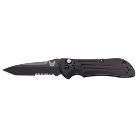 Benchmade – 9101SBK – Stryker – Automatic Knife – 154CM Coated Tanto P/S – 6061-T6 Aluminum – Black