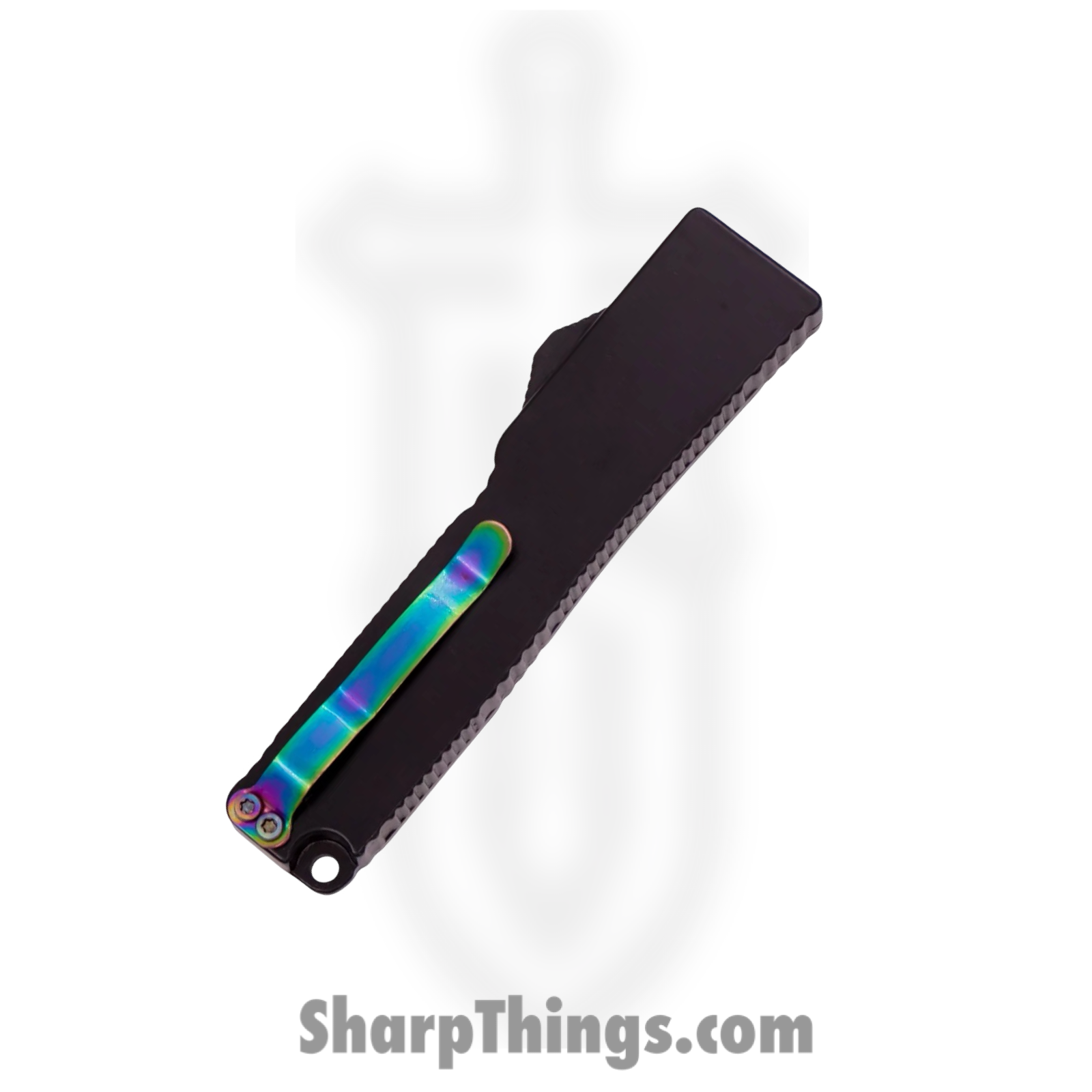 VOC - DT5S-DBR-BK - 5 Inch OTF Automatic Firecracker Knife A1 - 440 Stainless Titanium - Black - Image 3