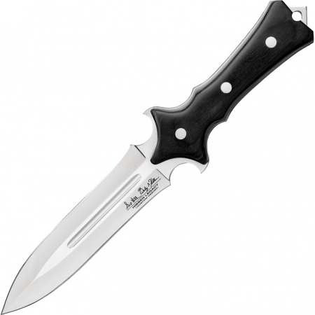 Hibben – GH5059 – Legacy Boot Fixed Blade Knife – 7Cr17MoV Pakkawood – Black