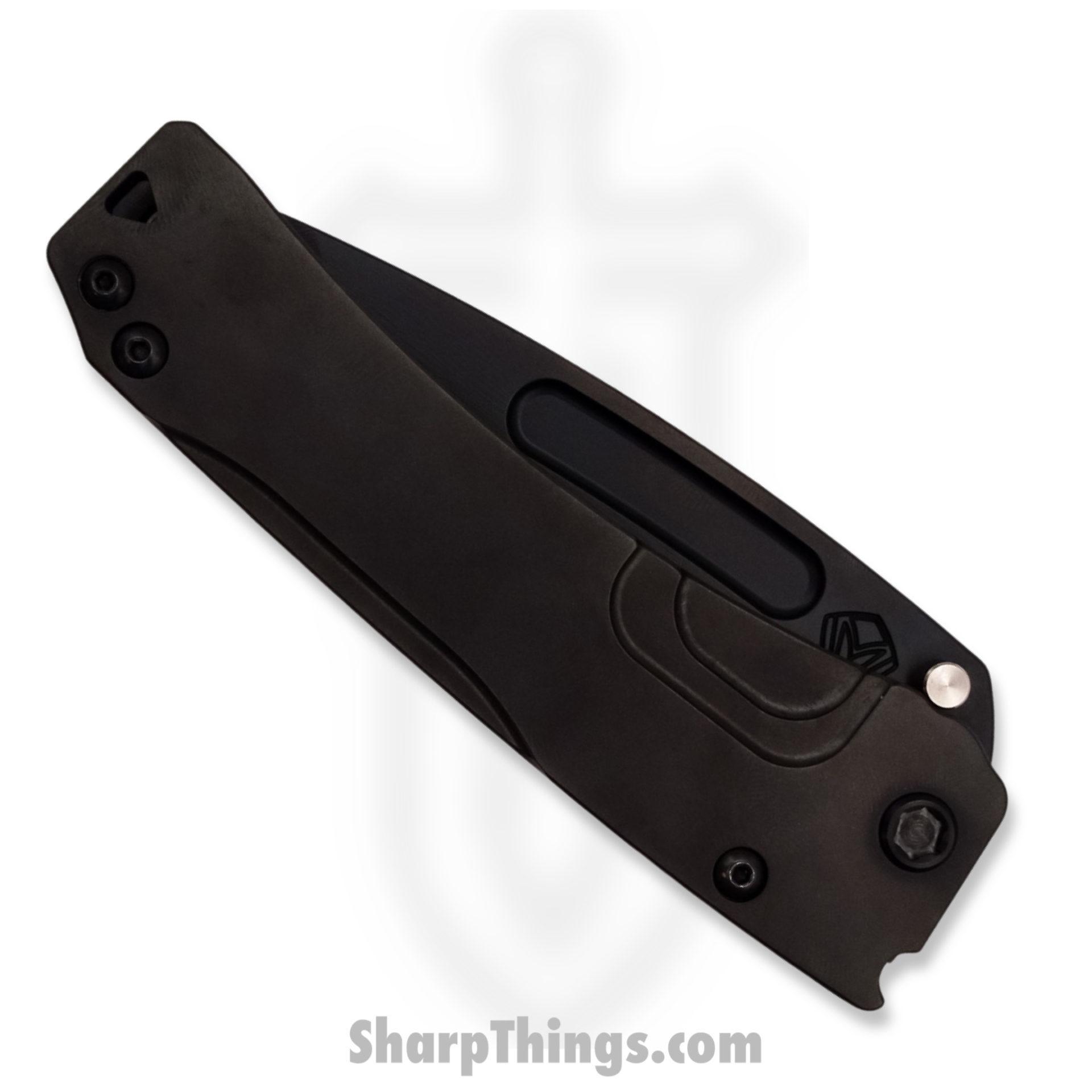 Medford Knife - MK201SPT-03PV-TPCP-Q4- Slim Midi Marauder Tanto Folding Knife - S35VN Aluminum - Galaxy Blue - Image 2