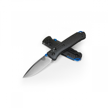 Benchmade – 533-3 – Mini Bugout – Folding Knife – S30V Satin Drop Point – Carbon Fiber – Black