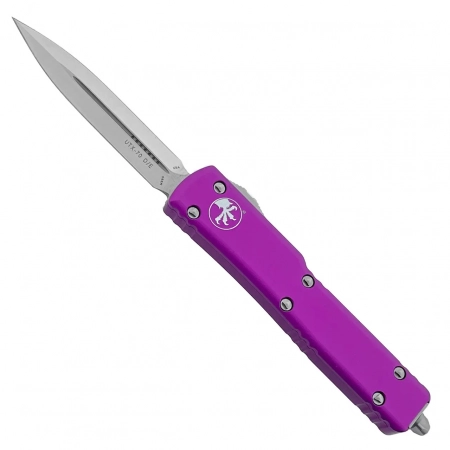 Microtech – 147-4VI – UTX-70 D/E Satin Knife – Aluminum – Violet