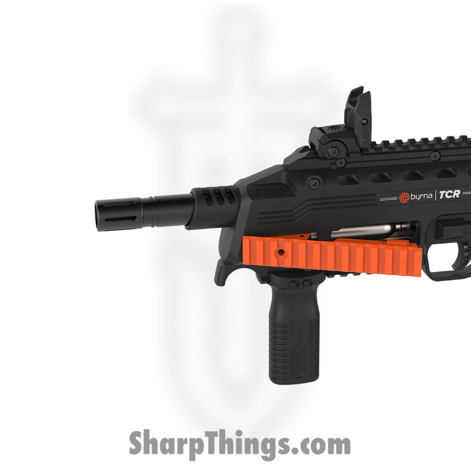 Byrna - TR68402_ORN - Tactical Compact Rifle - S30V - Black/Orange - Image 3