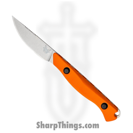 Benchmade – 15700 – Flyway – Fixed Blade Knife – CPM 154 Satin Straight Back – G10 – Orange