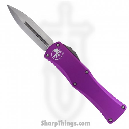 Microtech – 702-10VI – Hera OTF Automatic D/E Satin Knife – Violet