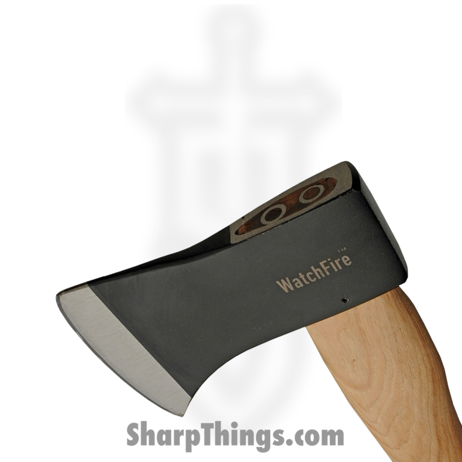 VOC - AX6802 - Big Camp Axe - 2.25 lb 1045 Carbon Steel Head - Red, Brown and Black - Image 2