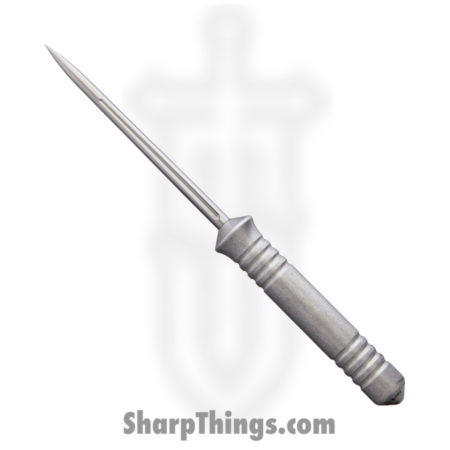 Bastinelli Creations – BAS217 – Ice Scream Ice Pick – Fixed Blade Knife – HDL420 Satin Spike – Aluminum – Stonewash