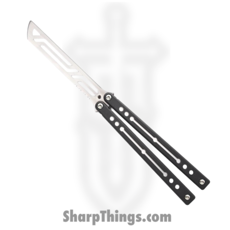 Squid Industries – Nautilus V2 – Balisong Trainer – Silver