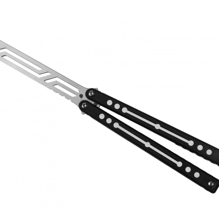 Squid Industries – Nautilus V2 – Balisong Trainer – Silver