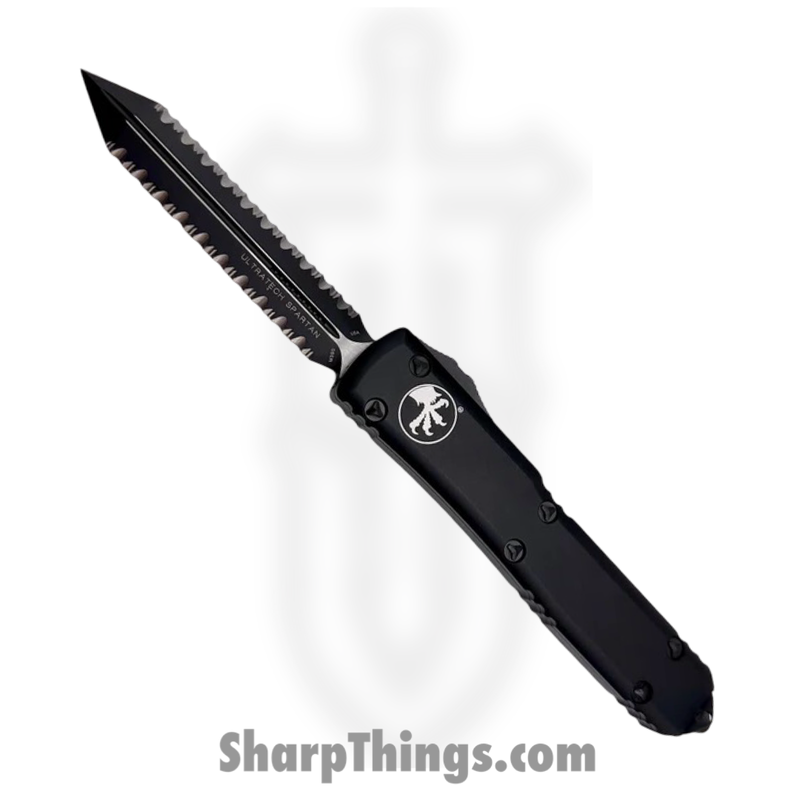 Microtech - 223-D3T - Ultratech - OTF Auto - Elmax, M390, 204P Coated Spartan - 6061-T6 Aluminum - Black