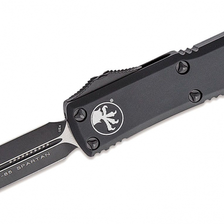 Microtech – 230-1T – UTX-85 Spartan Tactical D/E OTF Automatic Knife – Black
