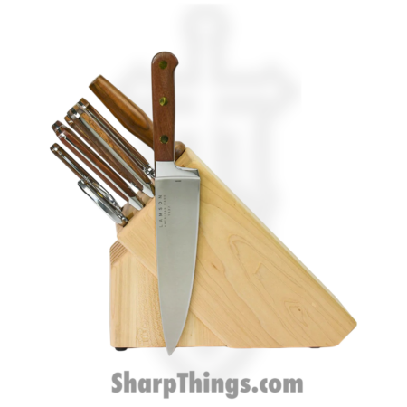 Lamson – 39884 – 10 Piece Premiere Forged Knife Light Maple Block Set – Walnut
