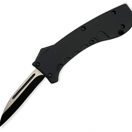 Cover Ops – BMS-2-DRBK – Mini OTF Automatic Karambit Style Knife – D2 Tool Steel – Dark Black