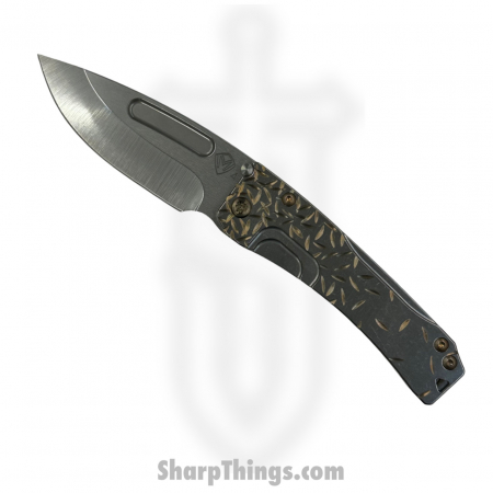 Medford Knife – MK2014TD-01TM-T1C1-Q4 – Slim Midi Drop Point Folder – Tumbled S45VN – “Jasmine Fade”