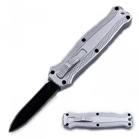 Misc – M-6-SR – Might Mini OTF Automatic Lightweight Knife – Aluminum