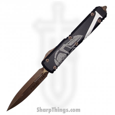 Microtech – 122-13MLS – Ultratech Melan T/E OTF Apocalyptic Knife – Black and Bronze