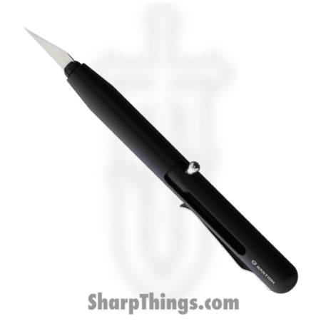 Bastion – BSTN255B – Pen-Style Retractable Precision Blade – Aluminum – Black