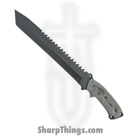 Tops – TP111A – Steel Eagle Fixed Blade Knife – Fixed Blade Knife – 1095 High Carbon – Micarta – Black