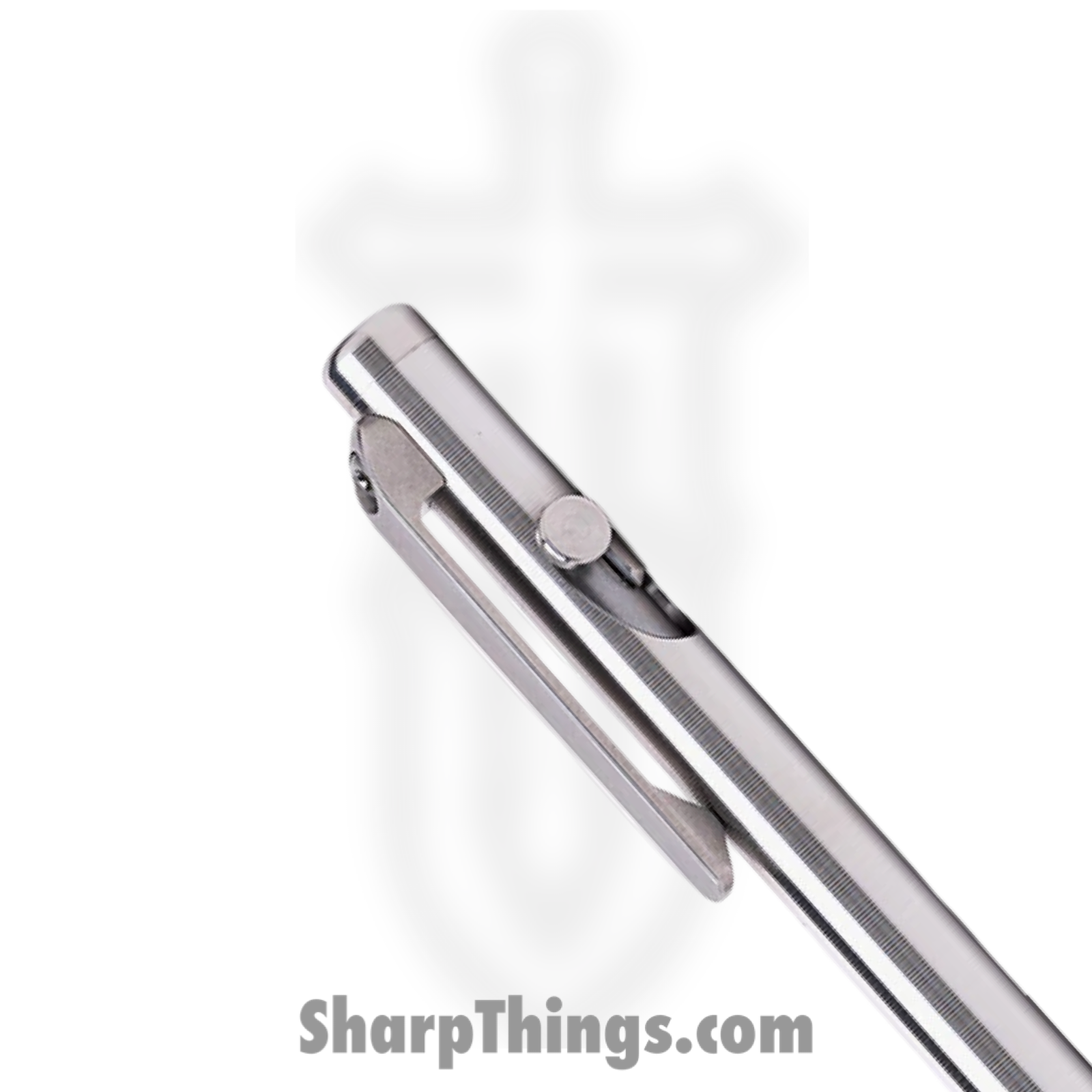 Tactile Turn - 10-SB1-TTM-TTM - Slim Bolt Action Pen - Standard - Titanium - Image 2