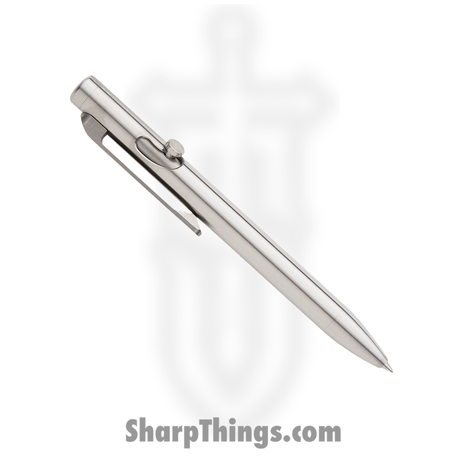 Tactile Turn - 10-SB3-TTM-TTM - Slim Bolt Action Pen - Mini - Titanium