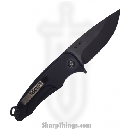 Medford Knife – MK0394PQ-42AB-TPCP-Q4 – Smooth Criminal Button Lock Folder – S45VN PVD – Black