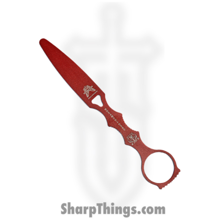 Benchmade – 176T – SOCP Skeletonized Trainer – Fixed Blade Knife – 440C SS Coated Dagger – Red