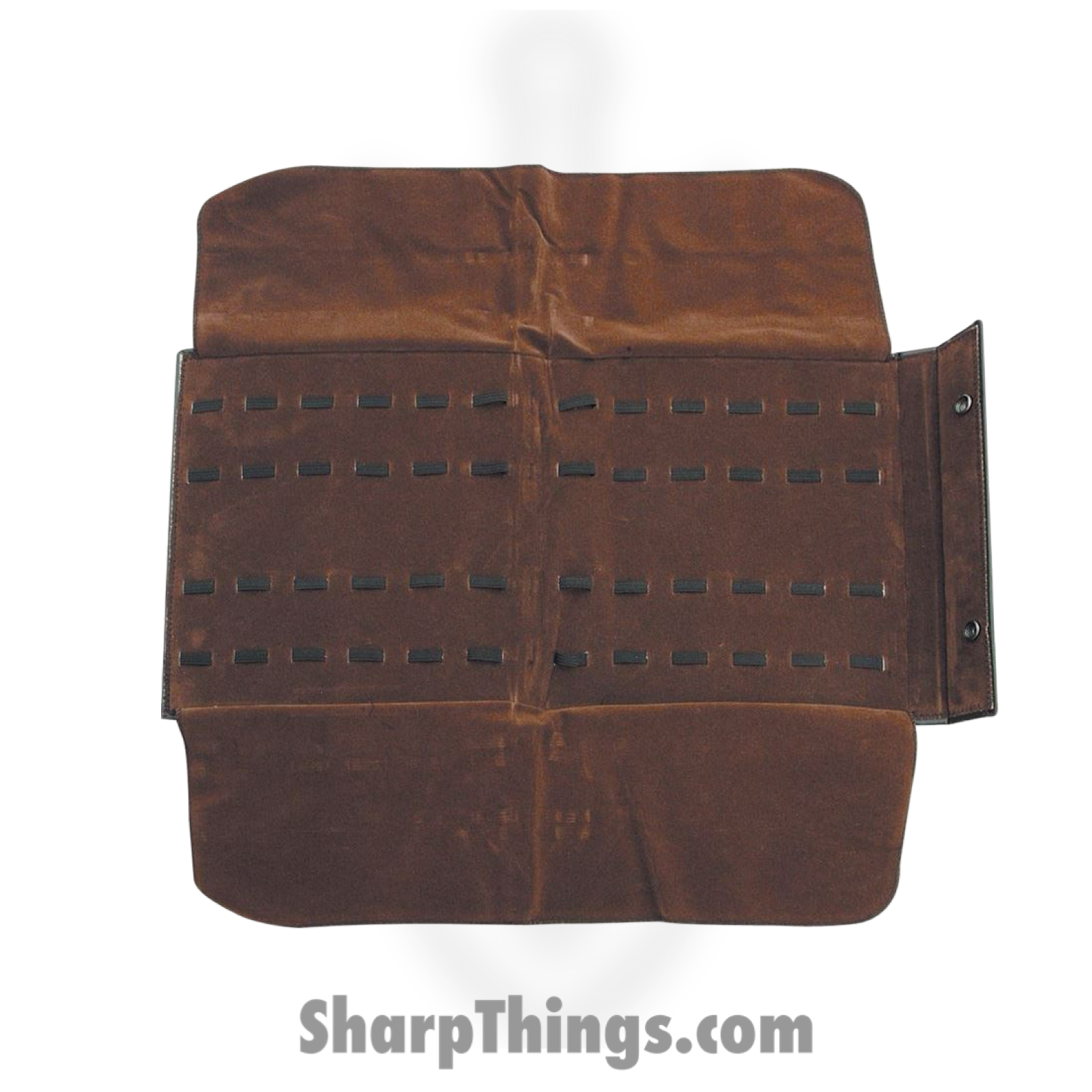 Carry All - AC95 - Safe and Sound Folding Knife Case - Felt Cloth Holds 24 - Brown