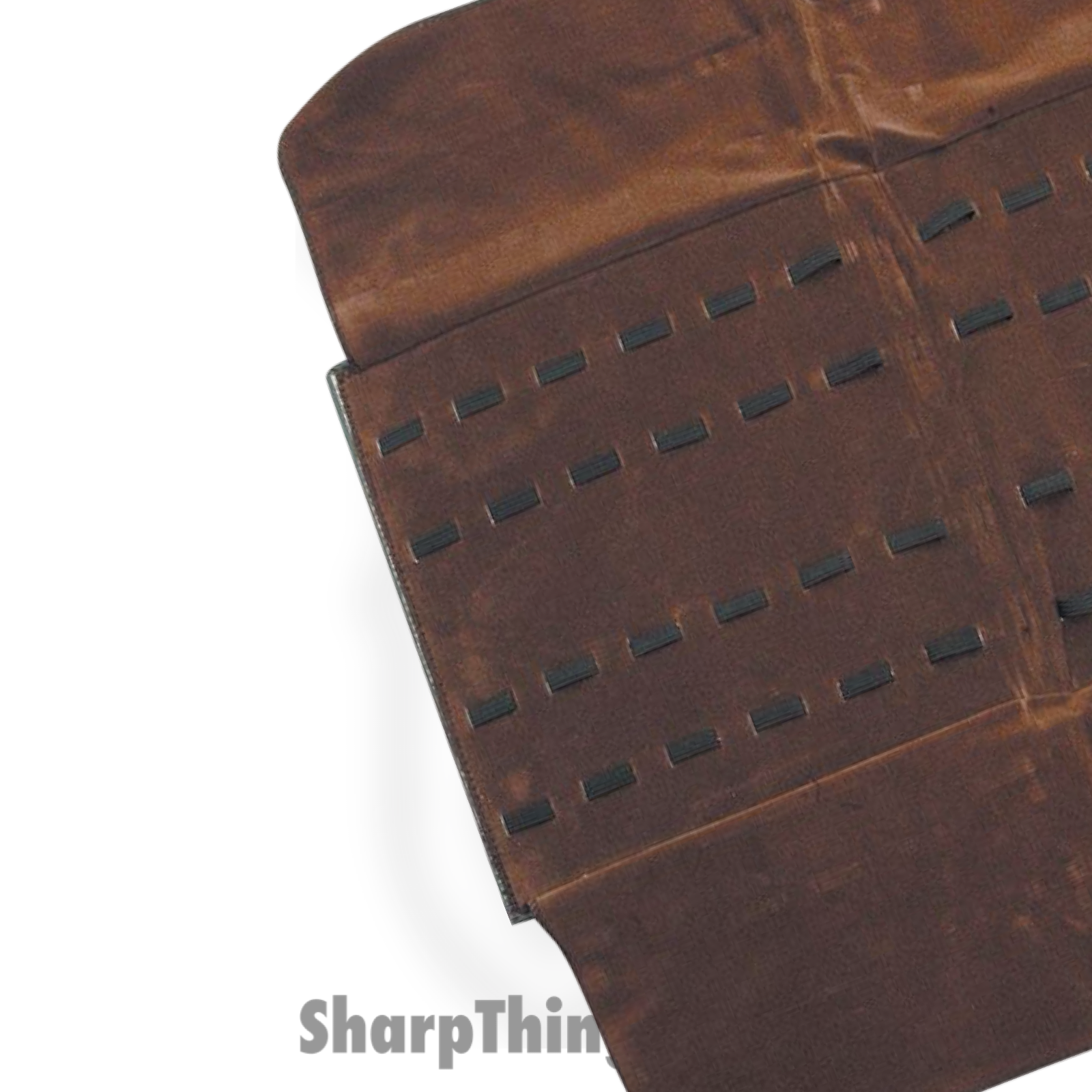 Carry All - AC95 - Safe and Sound Folding Knife Case - Felt Cloth Holds 24 - Brown - Image 3