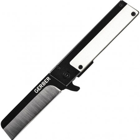 Gerber – G1703 – Quadrant Framelock Pocket Knife – 7Cr17MoV Sheepsfoot Blade G10 Inlay – White