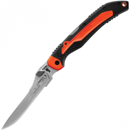 Gerber – G3053 – Vital Big Game Folder Knife – 420J2 ABS – Orange and Black