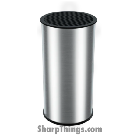 Kitchen Dao – KD0383 – Round Universal Knife Block – Stainless Barrel