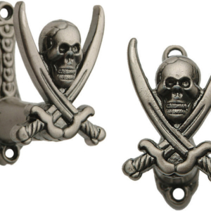 Miscellaneous – PA3336 – Pirate Sword 2 Piece Hanger Set – Nickel