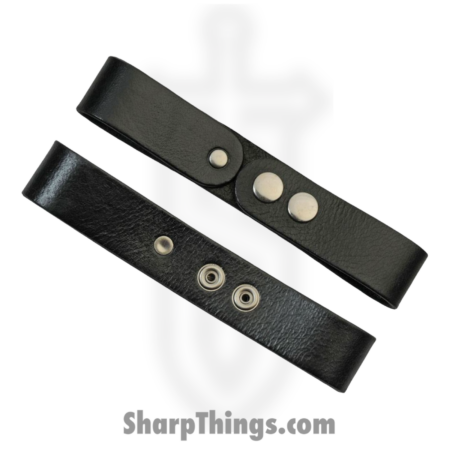 VOC – PA6614BK – Frog Belt Sword Hanger – Black Leather