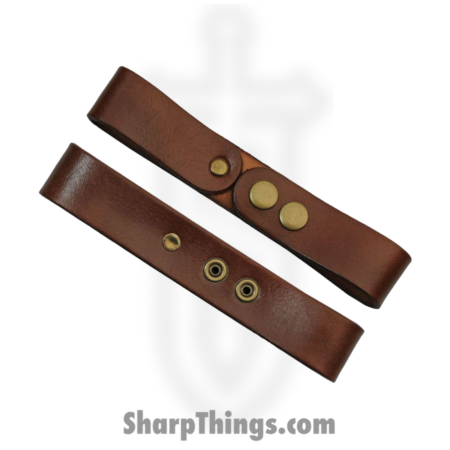 VOC – PA6614BR – Frog Belt Sword Hanger – Brown Leather