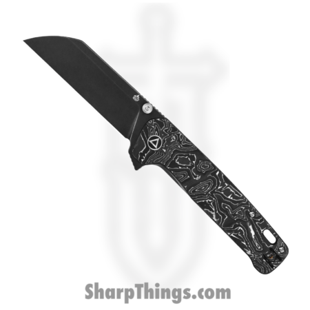 QSP – QS130XLD2 – Penguin Plus – Folding Knife – CPM-20CV Coated Sheepsfoot – Titanium/CF – Black/Silver