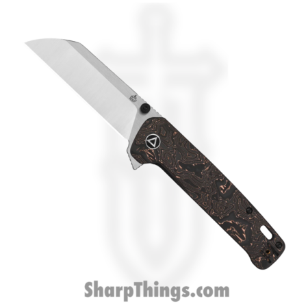 QSP – QS130XLE1 – Penguin Plus – Folding Knife – CPM-20CV Satin Sheepsfoot – Titanium/CF – Black/Copper