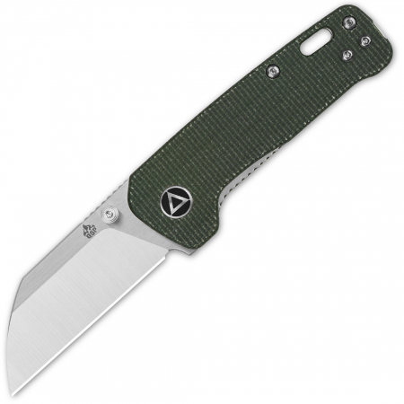QSP – QS130XSC – Mini Penguin Liner Lock Folding Knife – 14C28N Micarta – Green