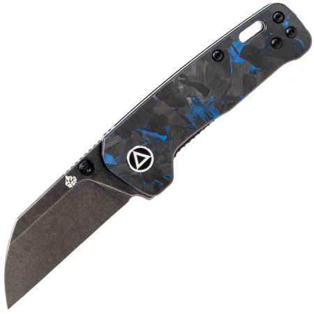 QSP – QS130XSE1 – Mini Penguin Folding Knife – 14C28N G10 Carbon Fiber – Two Tone Red