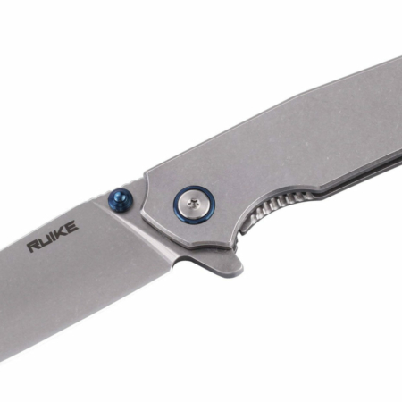 Ruike – RKEP801SF – P801 – Folding Knife – 14C28N Sandvik Stonewash Drop Point – Stainless – Gray