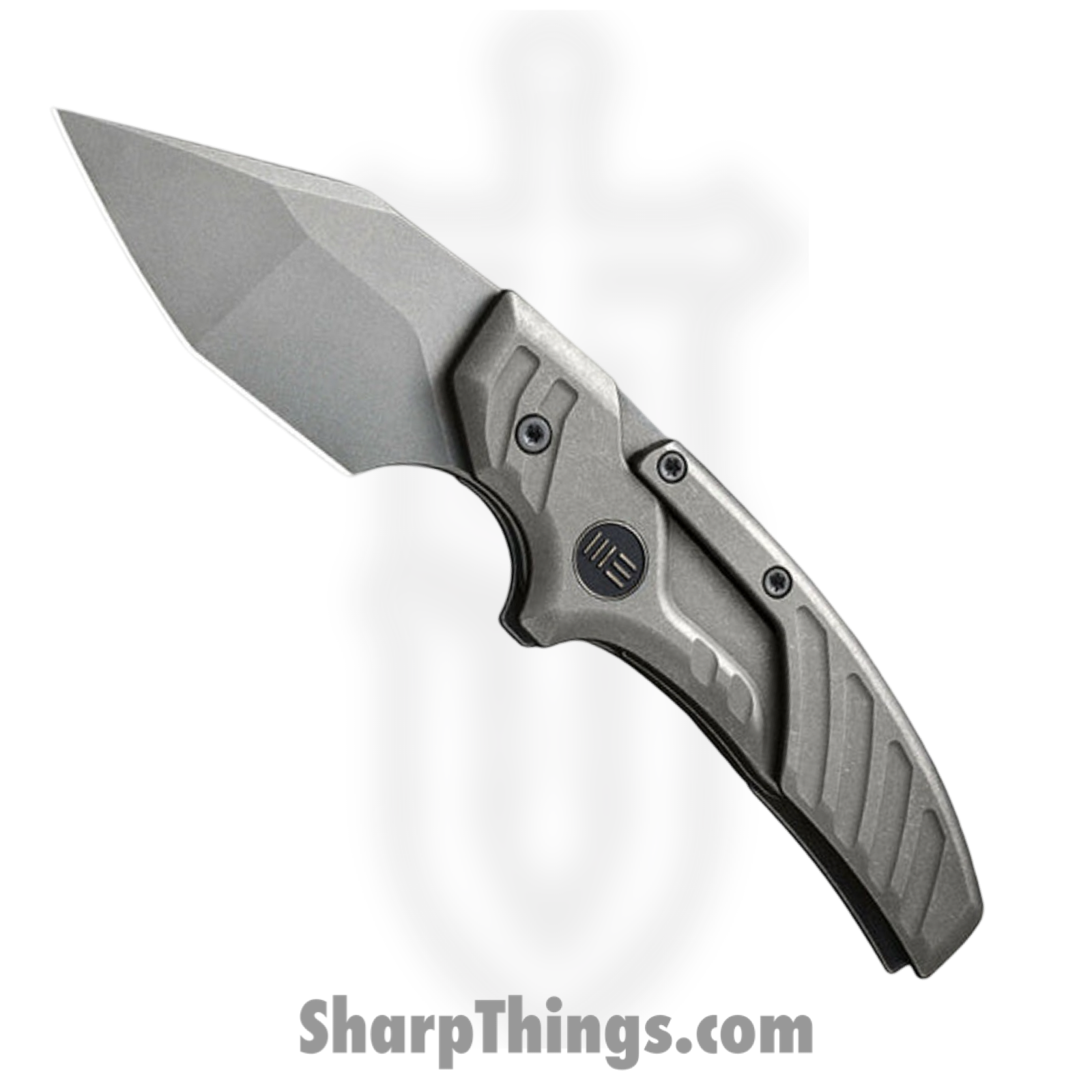 We Knife Co Ltd - WE21036B2 - Typhoeus Folding Push Dagger - CPM-20CV Stonewash - Titanium