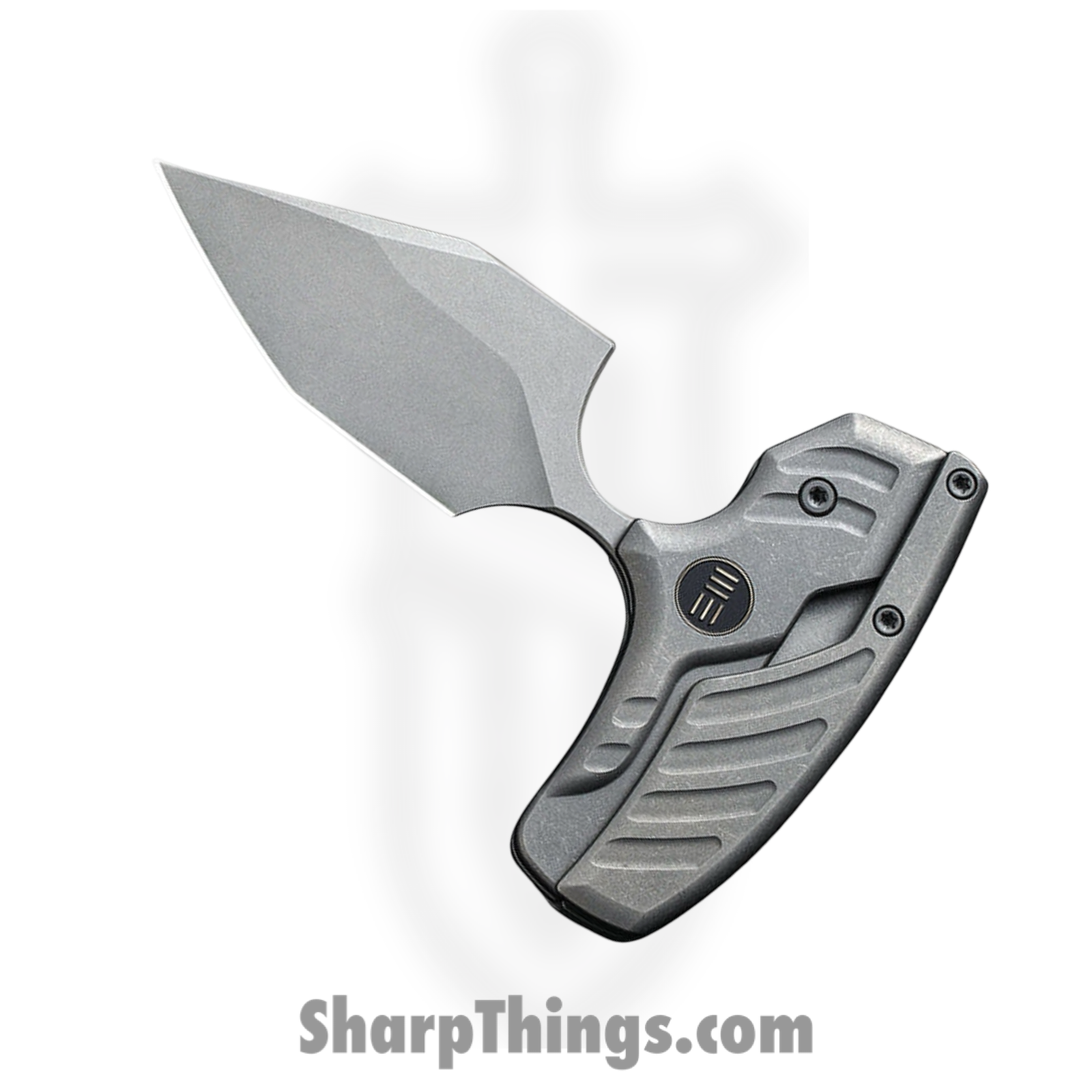 We Knife Co Ltd - WE21036B2 - Typhoeus Folding Push Dagger - CPM-20CV Stonewash - Titanium - Image 3
