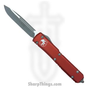Microtech – 121-10APRD – Ultratech Standard Edge Apocalyptic Drop Point Knife – Red