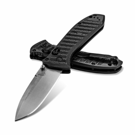 Benchmade – 570-1 – Presidio II – Folding Knife – S30V Satin Drop Point – CF-Elite – Black