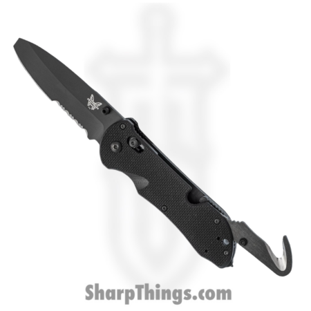 Benchmade – 916SBK – Triage First Responder – Folding Knife – N680 Coated Combo Blunt Tip P/S – G10 – Black