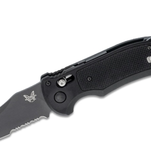 Benchmade – 9170sbk Auto Triage – First Responder Knife – Black N680 Blade – Black G10 Scales
