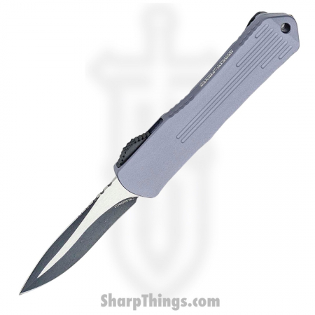 Heretic Knives – H025-10A-GRAY – Manticore S Automatic OTF Knife – CPM Magnacut Recurve – Gray