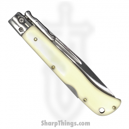 Steel River Knives – SBSG09CPSI – Magnum II 9in Stiletto – Swinguard Lockback Auto – 440 Clip Point – Synthetic Ivory