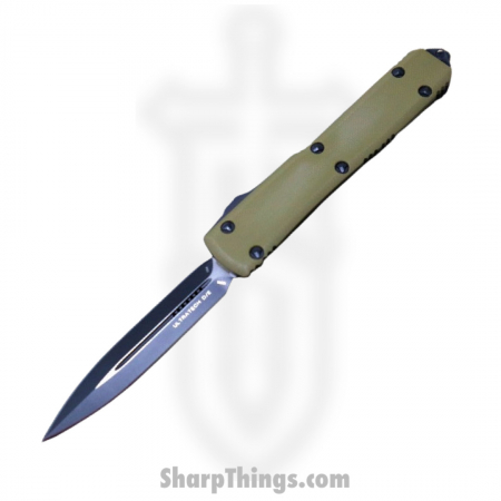 Microtech – 122-1GTODS – Ultratech D/E Signature Series Composite Handle – OD Green and Black